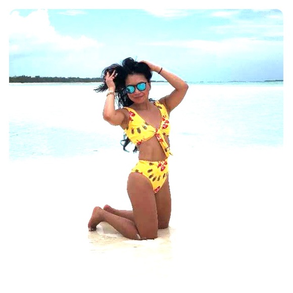 Zaful Other - Zaful yellow flower bikini Zaful Other - Zaful yellow flower bikini